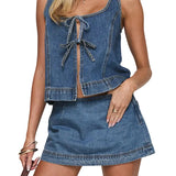 MARTA™ - CONJUNTO DENIM MODERNO