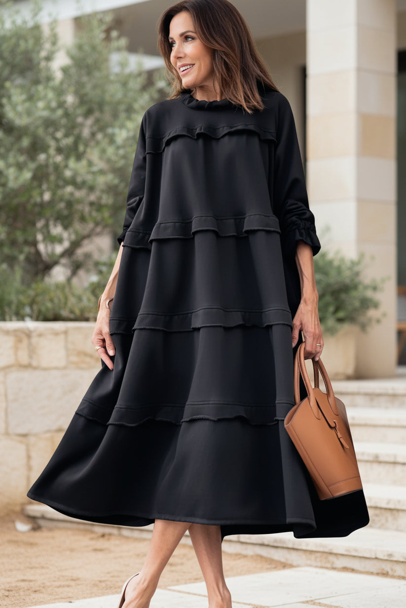 MORGAN – FLOWY LAYERED DRESS