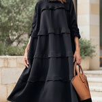 MORGAN – FLOWY LAYERED DRESS