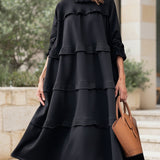MORGAN – FLOWY LAYERED DRESS