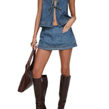 MARTA™ - CONJUNTO DENIM MODERNO