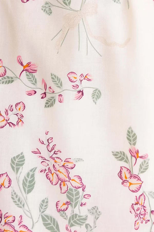 Sleeveless High Waist Floral Print Swing Maxi Dress