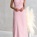 Sleeveless High Waist Pocketed Solid Maxi Dress