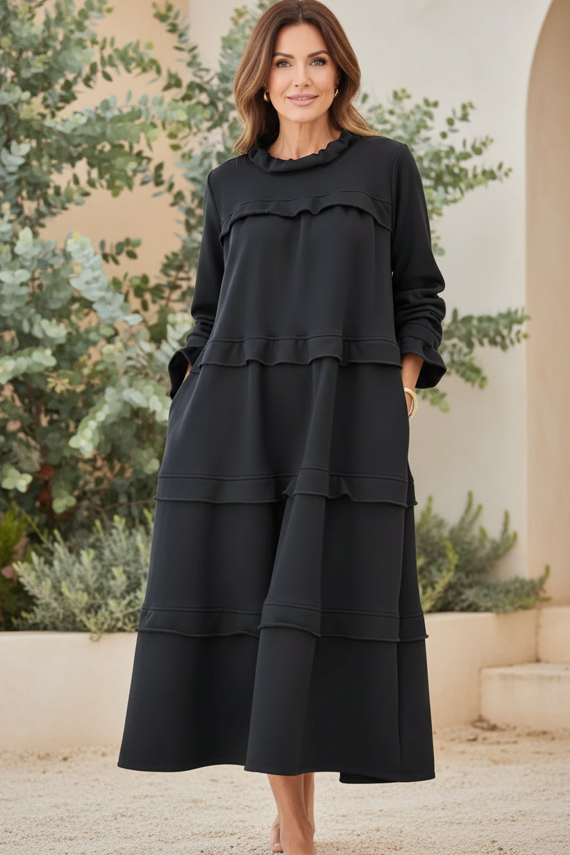 MORGAN – FLOWY LAYERED DRESS