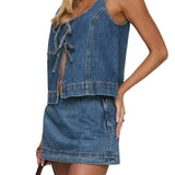 MARTA™ - CONJUNTO DENIM MODERNO