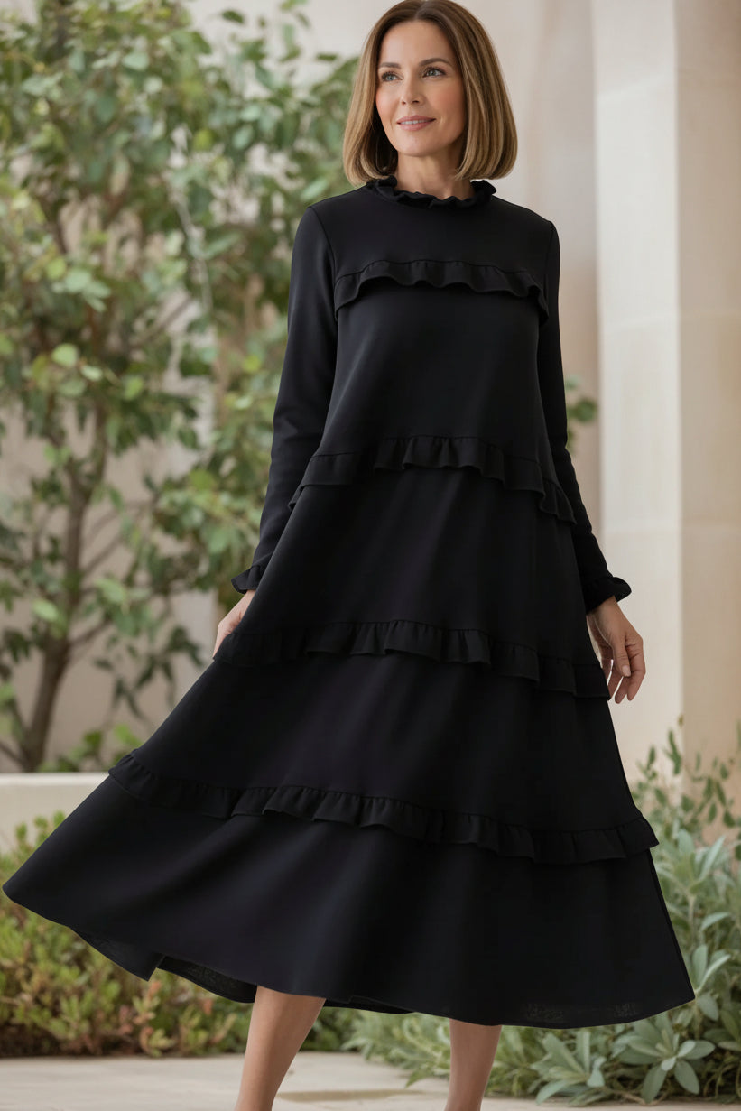 MORGAN – FLOWY LAYERED DRESS