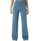 VALÉRIA™ - CALÇA ELEGANTE DE CINTURA ALTA COM BOTÕES