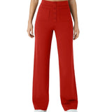 VALÉRIA™ - CALÇA ELEGANTE DE CINTURA ALTA COM BOTÕES