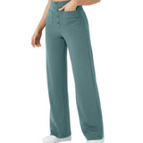 VALÉRIA™ - CALÇA ELEGANTE DE CINTURA ALTA COM BOTÕES