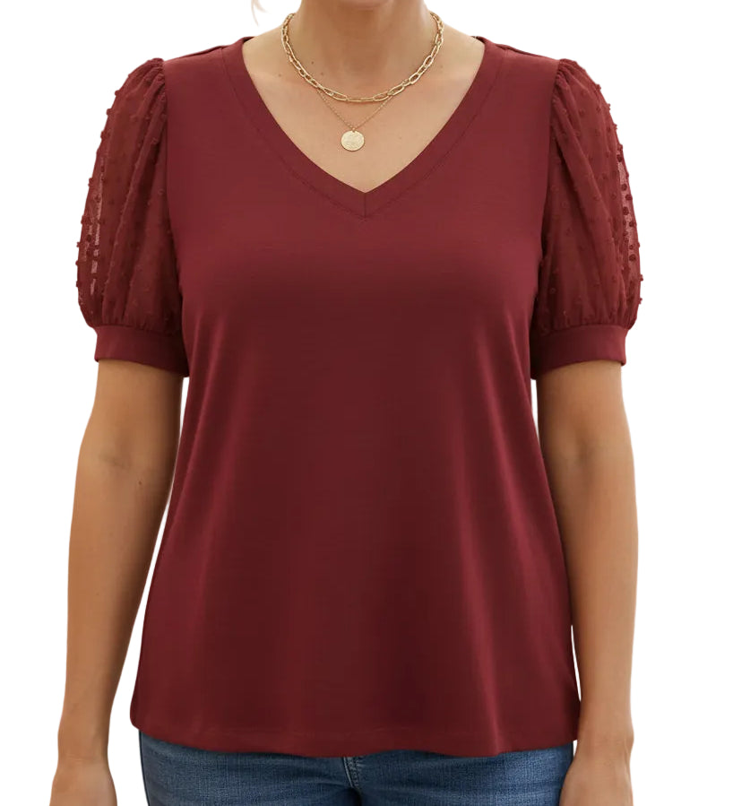 SONIA™ – BLUSA COM DECOTE EM V