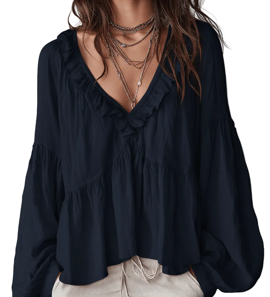 ALMA™ - BLUSA LEVE E ELEGANTE