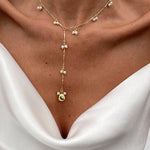 Colar francês elegante com pérolas