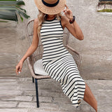 OLYMPIA™ - Casual Striped Sleeveless Summer Maxi Dress