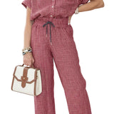 DAIANA™ - CONJUNTO ELEGANTE DE DUAS PEÇAS EM LINHO