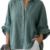 ELENA™ - BLUSA ELEGANTE E SIMPLES