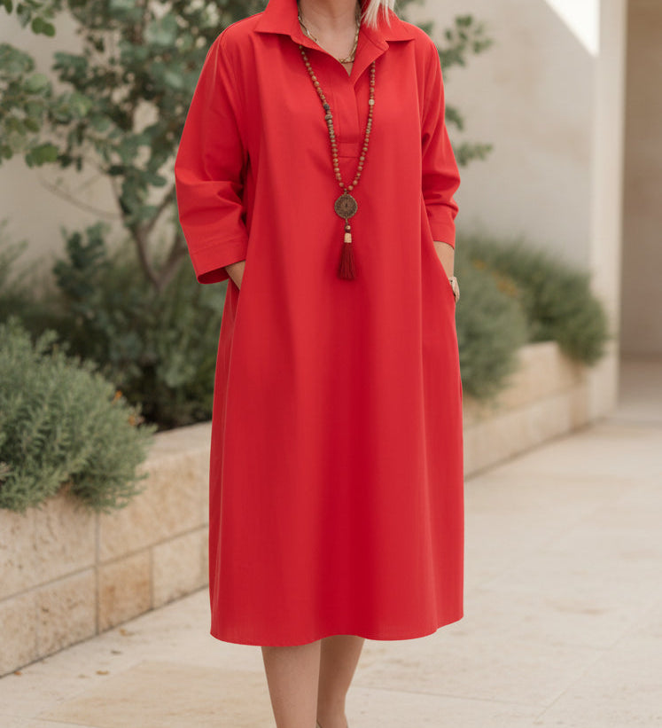LARA - RELAXED SHIRT DRESS