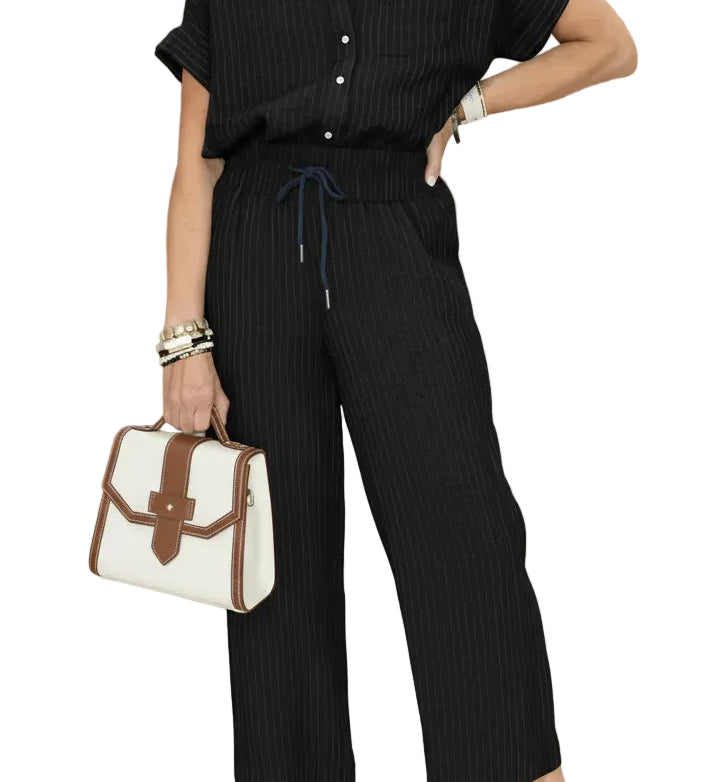 DAIANA™ - CONJUNTO ELEGANTE DE DUAS PEÇAS EM LINHO