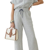 DAIANA™ - CONJUNTO ELEGANTE DE DUAS PEÇAS EM LINHO