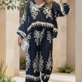 ALESSANDRA - EMBROIDERED TWO-PIECE SET