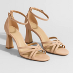 Vera Noir | Curve Sandalen hakken