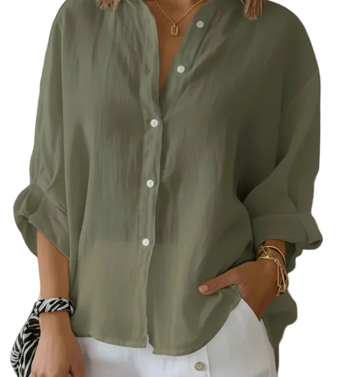 ELENA™ - BLUSA ELEGANTE E SIMPLES