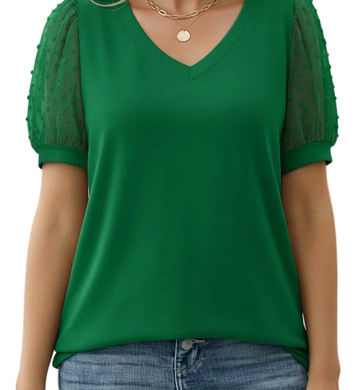 SONIA™ – BLUSA COM DECOTE EM V