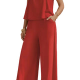 LINA™ - CONJUNTO ELEGANTE DE DUAS PEÇAS FLUIDO