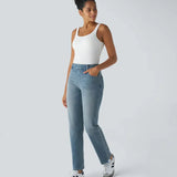 SELMA™ – CALÇAS ELÁSTICAS E CONFORTÁVEIS DE CINTURA ALTA