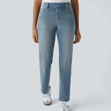 KELLY™ - CALÇA DE GANGA COM CINTURA ELÁSTICA