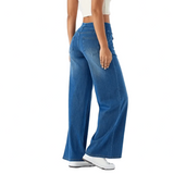 TERESA™ - CALÇA GANGA CONFORTO COM CINTURA ELÁSTICA