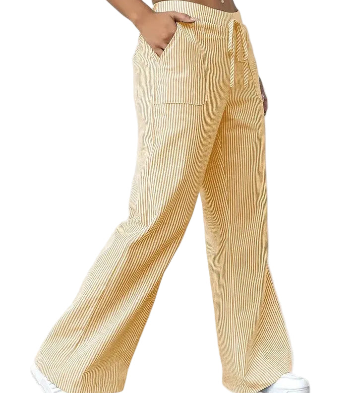 SOFIA™ - CALÇA LARGA ÀS RISCAS