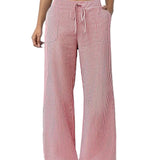 SOFIA™ - CALÇA LARGA ÀS RISCAS