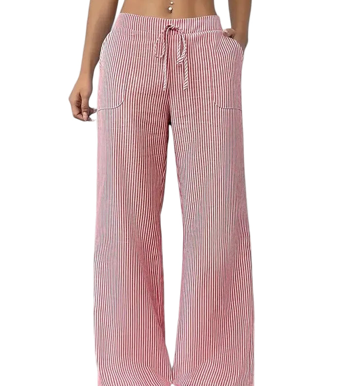 SOFIA™ - CALÇA LARGA ÀS RISCAS