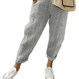 LETÍCIA™ - CALÇA CASUAL ÀS RISCAS COM CORTE MODERNO