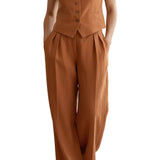 MARIA™ – CONJUNTO DE COLETE E CALÇAS