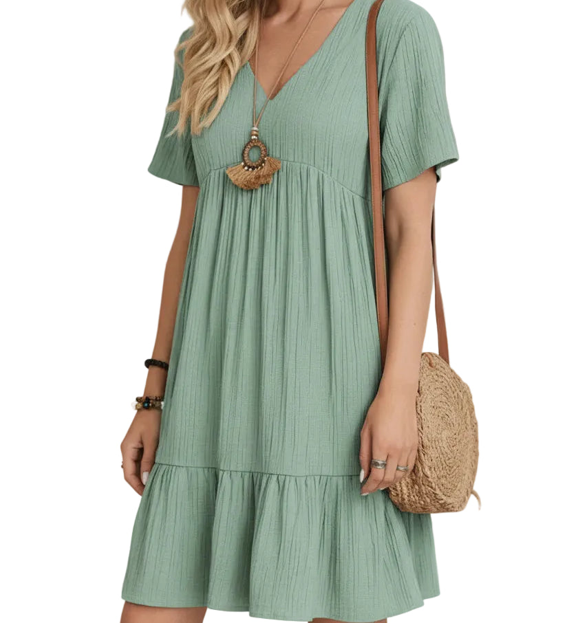 AMÉLIA™ - VESTIDO LEVE E ELEGANTE